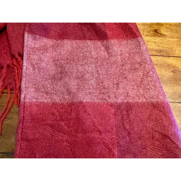 Woolrich Poncho Cape Women's One Size Burgandy Mid Sleeve 1:1:0:6:A-0011 - Picture 3 of 6